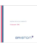 BRISTON Clubmaster CHIC Instructions & Warranty предпросмотр