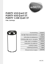 Brita PURITY 1200 Quell ST Replacement Instructions Manual предпросмотр