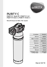 Brita Purity C Series Manual предпросмотр