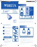 Предварительный просмотр 1 страницы Brita SHS-102 Installation Instructions