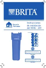 Предварительный просмотр 15 страницы Brita WHS-201 Installation Instructions Manual