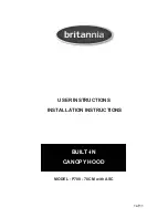 Preview for 1 page of Britannia 70CM User Instructions