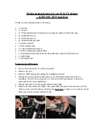 Britannia Lynx R Fitting Instructions Manual preview