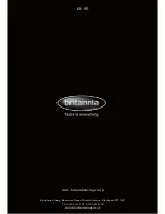 Предварительный просмотр 40 страницы Britannia RANGE COOKERS Instruction Manual