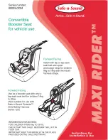 Britax 8000/A/2004 Series Manual preview