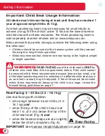 Preview for 8 page of Britax ADVOCATE 70 CS User Manual