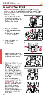 Предварительный просмотр 22 страницы Britax ALLEGIANCE User Manual