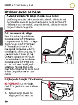 Предварительный просмотр 60 страницы Britax B-SAFE GEN2 FLEXFIT Canadian User Manual