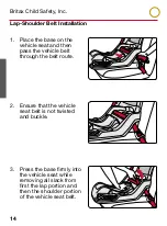 Предварительный просмотр 16 страницы Britax B-SAFE ULTRA User Manual