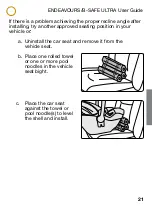 Предварительный просмотр 23 страницы Britax B-SAFE ULTRA User Manual