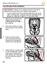 Предварительный просмотр 26 страницы Britax B-SAFE ULTRA User Manual