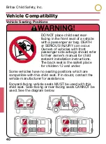 Предварительный просмотр 42 страницы Britax B-SAFE ULTRA User Manual