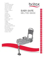 Britax BABY-SAFE BELTED BASE User Manual preview