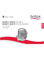 Preview for 1 page of Britax BABY-SAFE PLUS II User Instructions