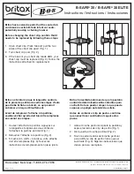 Britax BOB B-SAFE E9LT34A Instructions preview