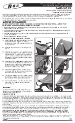 Предварительный просмотр 2 страницы Britax BOB Gear SUN SHIELD Manual