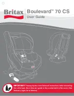 Britax BOULEVARD 70 CS User Manual preview