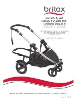 Britax Click & Go Instruction Manual предпросмотр