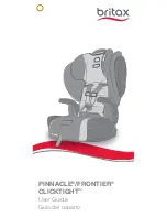 Preview for 1 page of Britax CLICKTIGHT FRONTIER User Manual