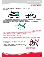 Предварительный просмотр 7 страницы Britax CONVERTIBLE CHILD RESTRAINT WITH AHR Instructions For Installation And Use Manual