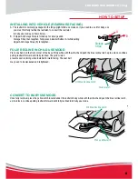 Предварительный просмотр 9 страницы Britax CONVERTIBLE CHILD RESTRAINT WITH AHR Instructions For Installation And Use Manual