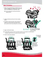 Предварительный просмотр 10 страницы Britax CONVERTIBLE CHILD RESTRAINT WITH AHR Instructions For Installation And Use Manual