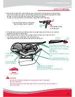 Предварительный просмотр 11 страницы Britax CONVERTIBLE CHILD RESTRAINT WITH AHR Instructions For Installation And Use Manual