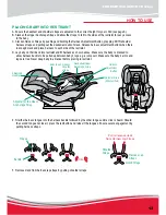 Предварительный просмотр 13 страницы Britax CONVERTIBLE CHILD RESTRAINT WITH AHR Instructions For Installation And Use Manual