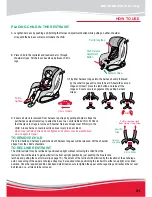 Предварительный просмотр 21 страницы Britax CONVERTIBLE CHILD RESTRAINT WITH AHR Instructions For Installation And Use Manual