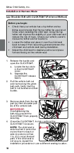 Предварительный просмотр 12 страницы Britax GROW WITH YOU CLICKTIGHT PLUS User Manual