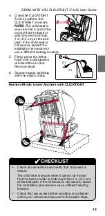 Предварительный просмотр 15 страницы Britax GROW WITH YOU CLICKTIGHT PLUS User Manual