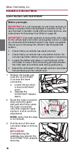 Предварительный просмотр 18 страницы Britax GROW WITH YOU CLICKTIGHT PLUS User Manual