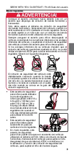 Предварительный просмотр 57 страницы Britax GROW WITH YOU CLICKTIGHT PLUS User Manual