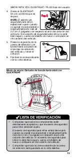 Предварительный просмотр 63 страницы Britax GROW WITH YOU CLICKTIGHT PLUS User Manual