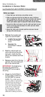 Предварительный просмотр 12 страницы Britax GROW WITH YOU CLICKTIGHT User Manual