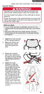 Предварительный просмотр 21 страницы Britax GROW WITH YOU CLICKTIGHT User Manual