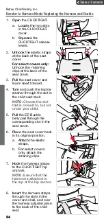 Предварительный просмотр 36 страницы Britax GROW WITH YOU CLICKTIGHT User Manual