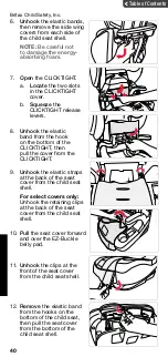 Предварительный просмотр 42 страницы Britax GROW WITH YOU CLICKTIGHT User Manual