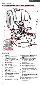 Предварительный просмотр 49 страницы Britax GROW WITH YOU CLICKTIGHT User Manual