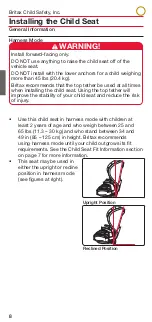 Preview for 11 page of Britax GROW WITH YOU User Manual