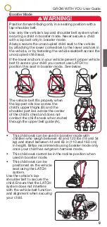 Preview for 12 page of Britax GROW WITH YOU User Manual