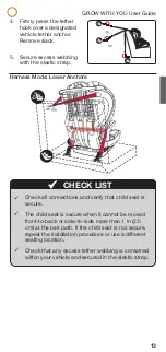 Preview for 16 page of Britax GROW WITH YOU User Manual