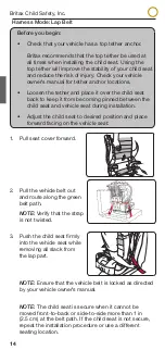 Preview for 17 page of Britax GROW WITH YOU User Manual