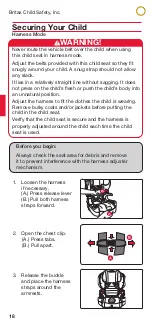 Preview for 21 page of Britax GROW WITH YOU User Manual