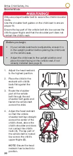 Preview for 23 page of Britax GROW WITH YOU User Manual