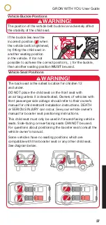 Preview for 40 page of Britax GROW WITH YOU User Manual