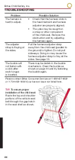 Preview for 47 page of Britax GROW WITH YOU User Manual