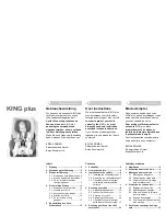 Preview for 3 page of Britax KING PLUS - ANNEXE 599 Manual