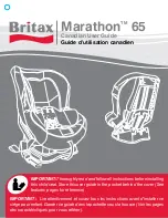 Britax MARATHON 65 Manual preview