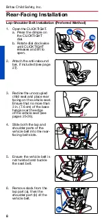 Preview for 10 page of Britax MARATHON CLICKTIGHT User Manual